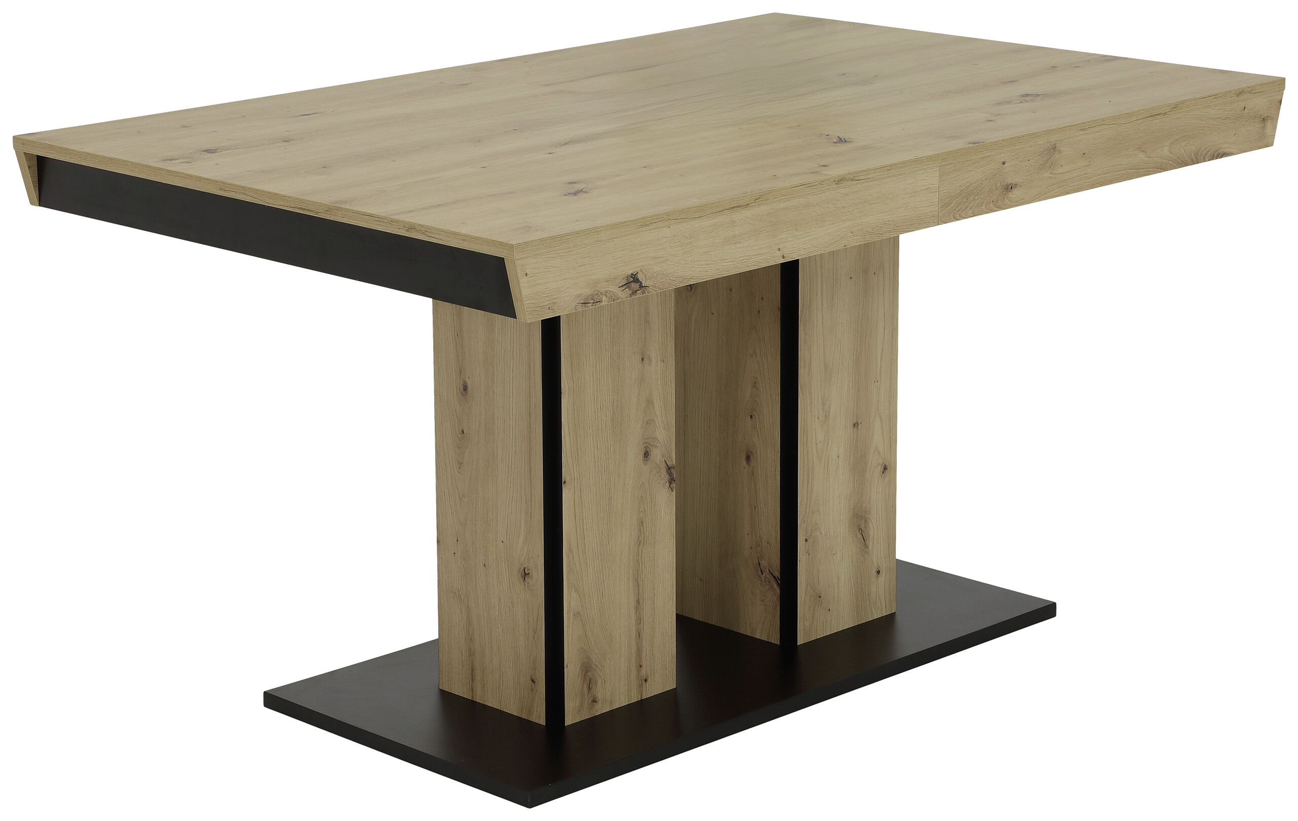 Essgruppe Agnes I Eiche anthrazit Holzwerkstoff B/H/T: ca. 220x76x90 cm