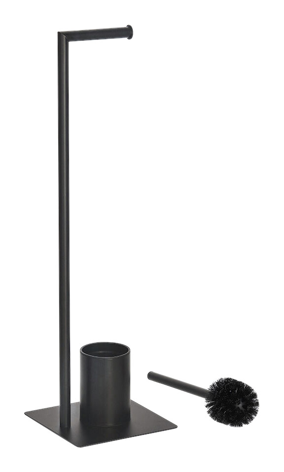 Zeller WC-Garnitur schwarz Eisen