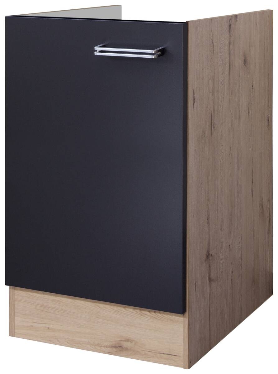 Spülenschrank Elva anthrazit strukturiert B/H/T: ca. 50x82x57 cm