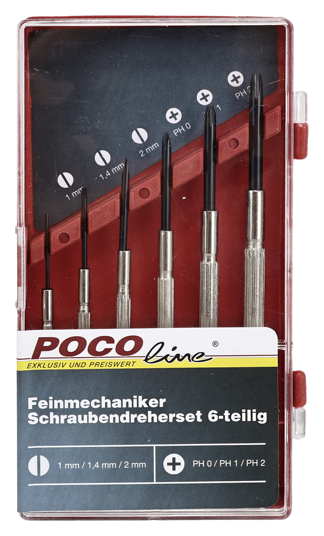 Feinmechaniker Schraubendreher Set 6 tlg.