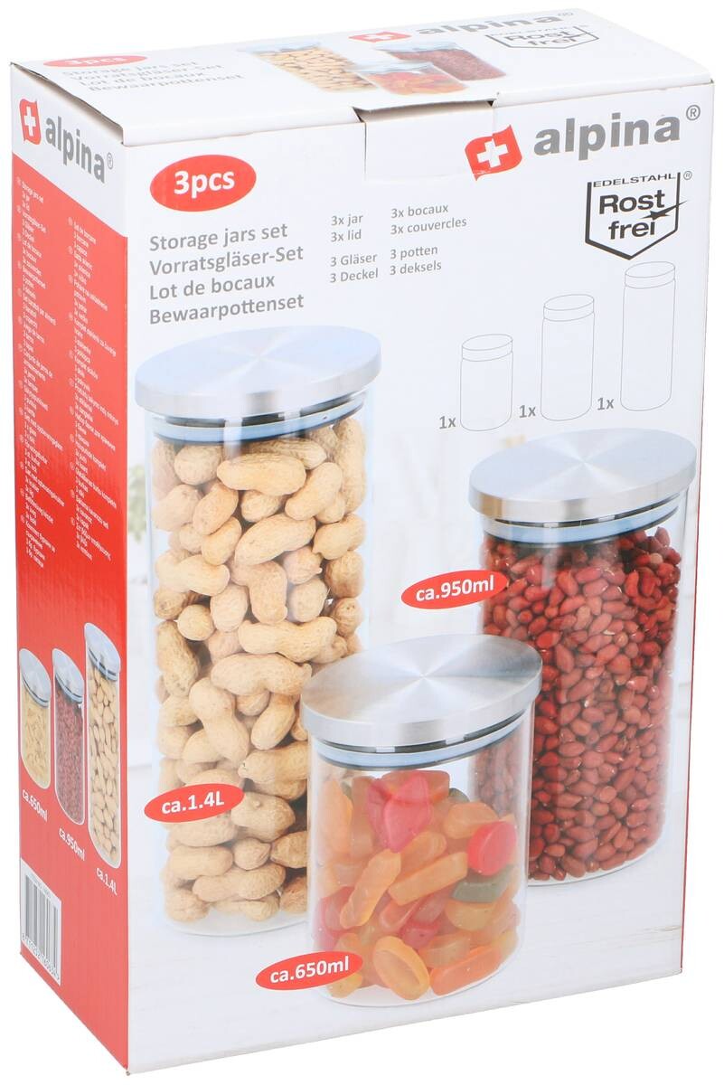 Vorratsgläserset glasklar Vorratsgläserset glasklar