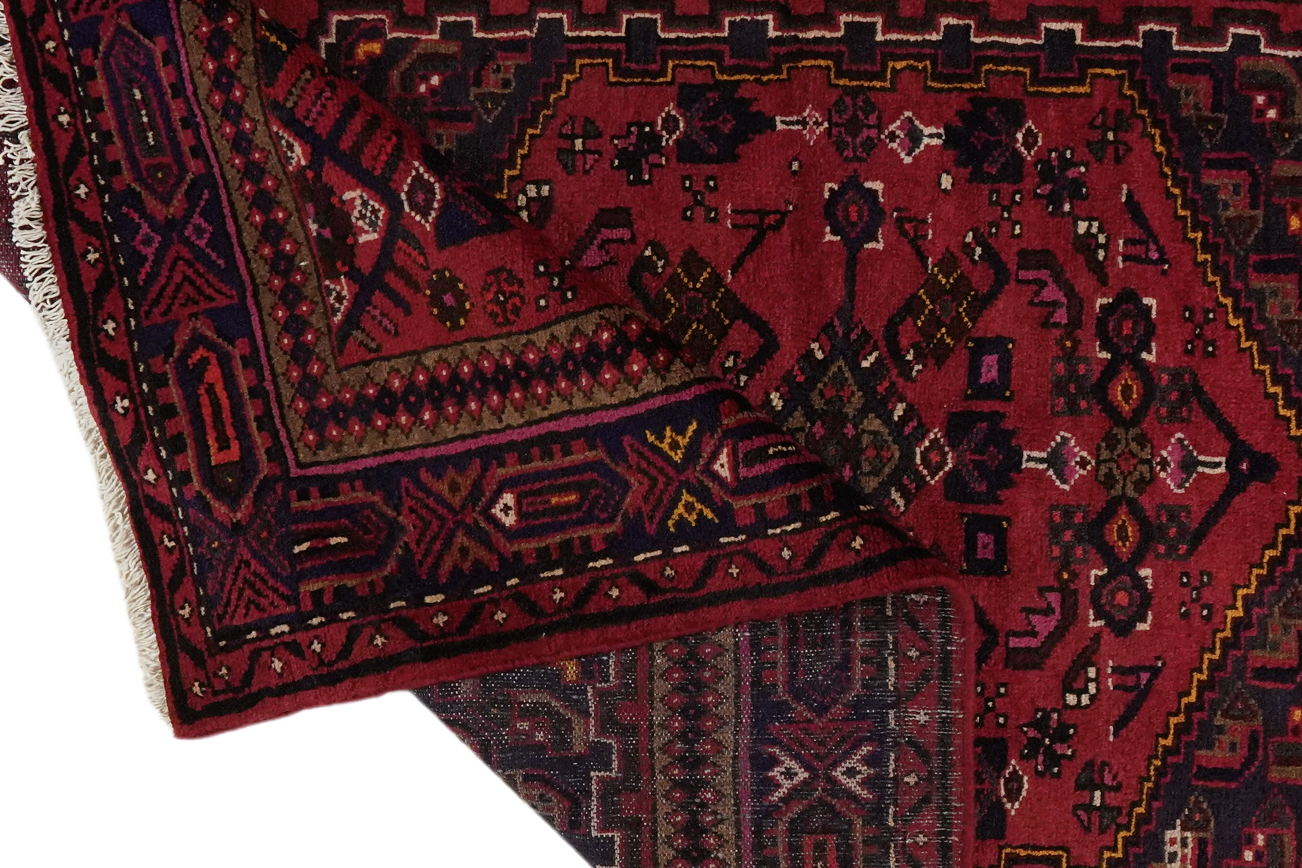 PersaTepp Teppich Khamseh rot B/H/L: ca. 139x1x239 cm