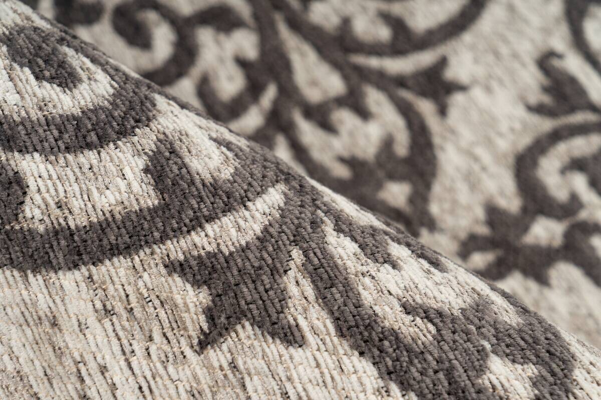 Kayoom Flachflorteppich Davis 125 grau B/H/L: ca. 160x1,2x230 cm