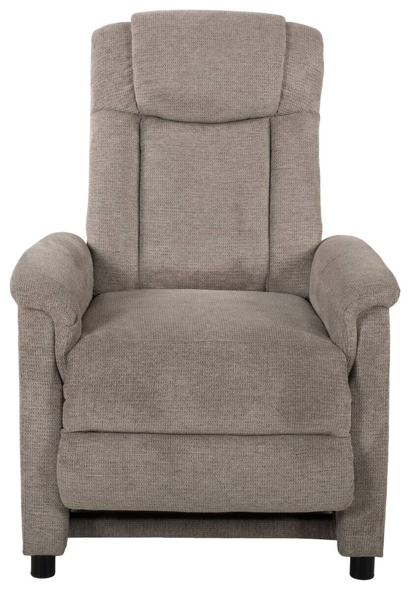 TV-Sessel Delta taupe Webstoff B/H/T: ca. 77x107x91 cm