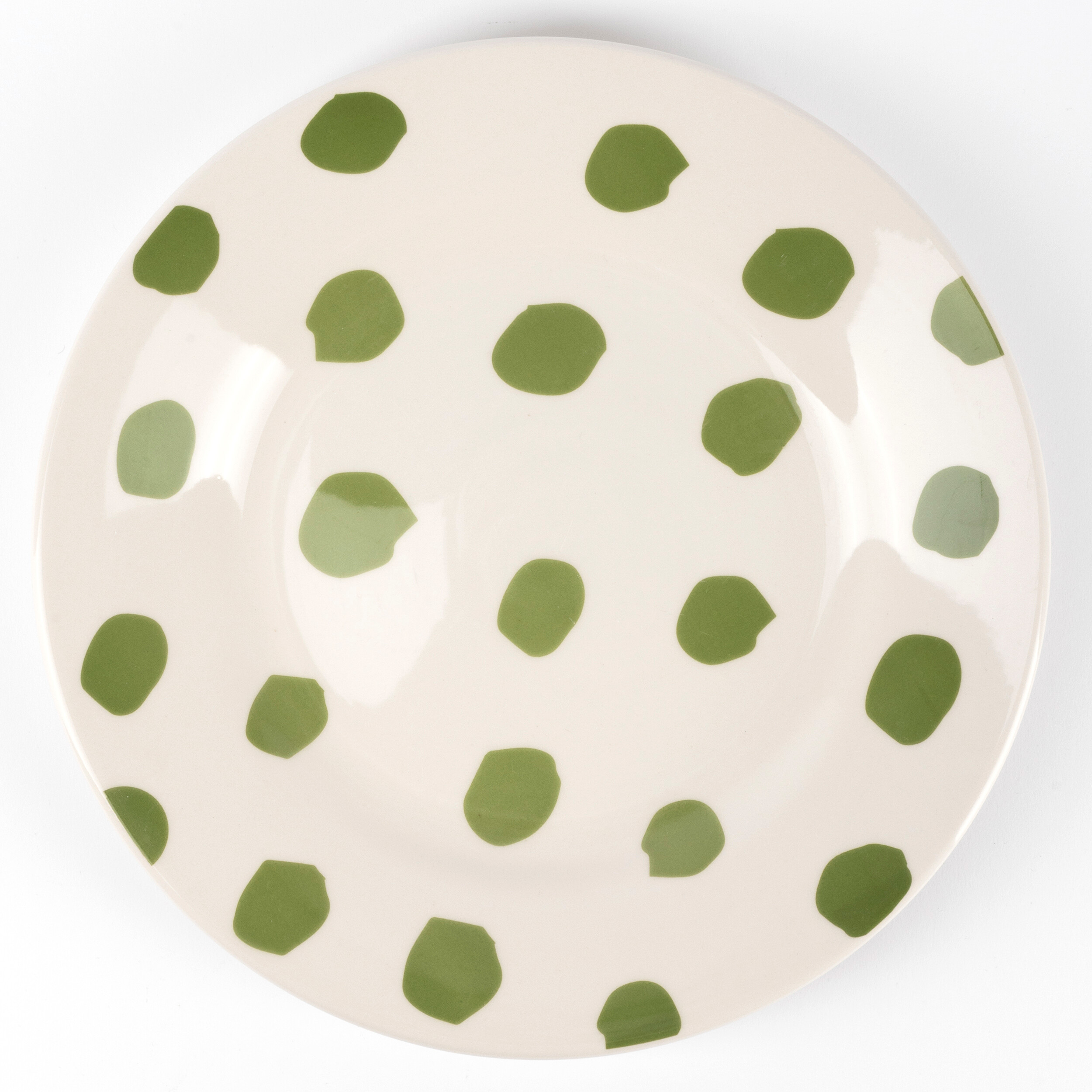 CASA SAMANTHA Teller SABOR grün Steinzeug 3 tlg.