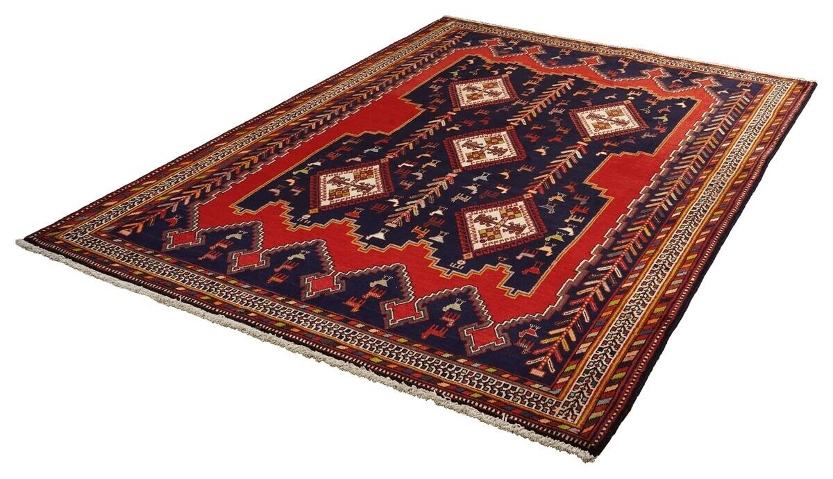 PersaTepp Teppich Afshar blau B/H/L: ca. 172x1x223 cm
