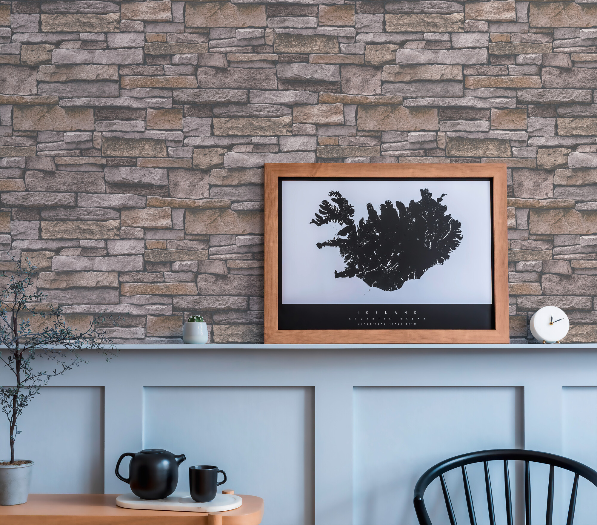 A.S.Creation Vliestapete braun B/H/D: ca. 53x1005x8,5 cm