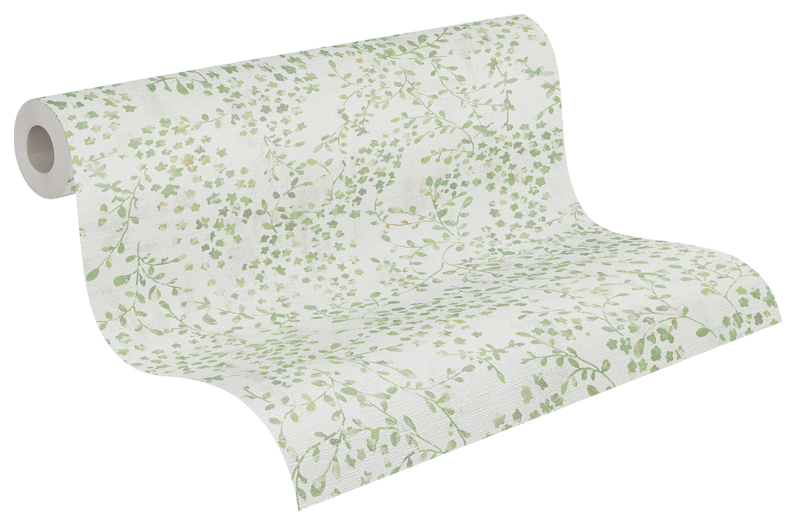 A.S.Creation Vliestapete creme weiß B/H/D: ca. 53x1005x8,1 cm