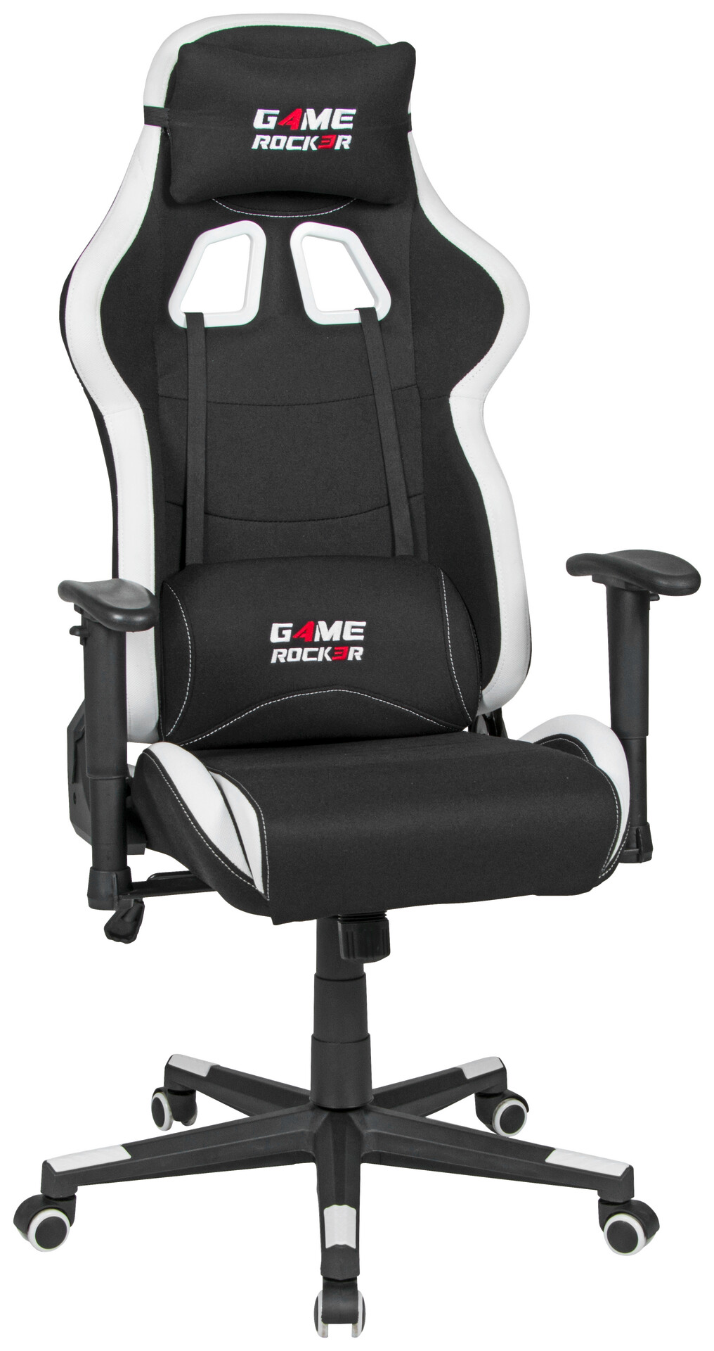 Gaming-Sessel Game Rocker schwarz weiß