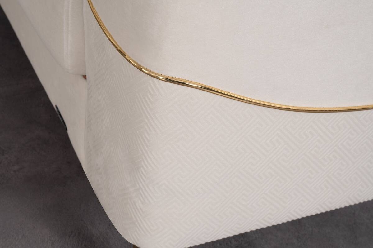 Sofa 3-2-1 Salda beige Microfaser