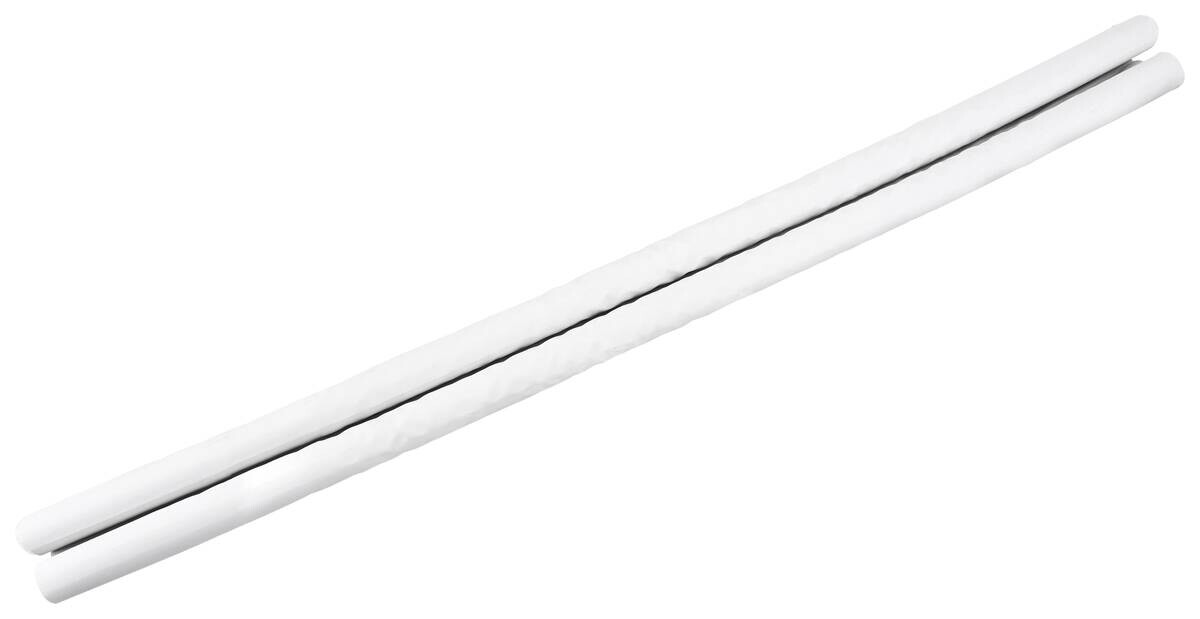 Zugluftstopper weiß B/L: ca. 3x95 cm