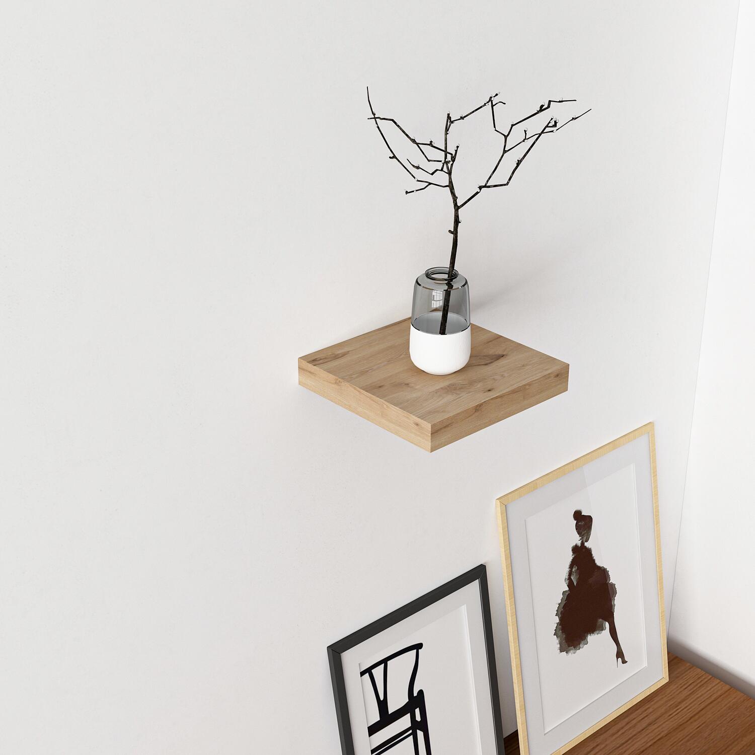 Wandboard Shelvy 23 Eiche Viking Nachbildung B/H/T: ca. 23x4x24 cm