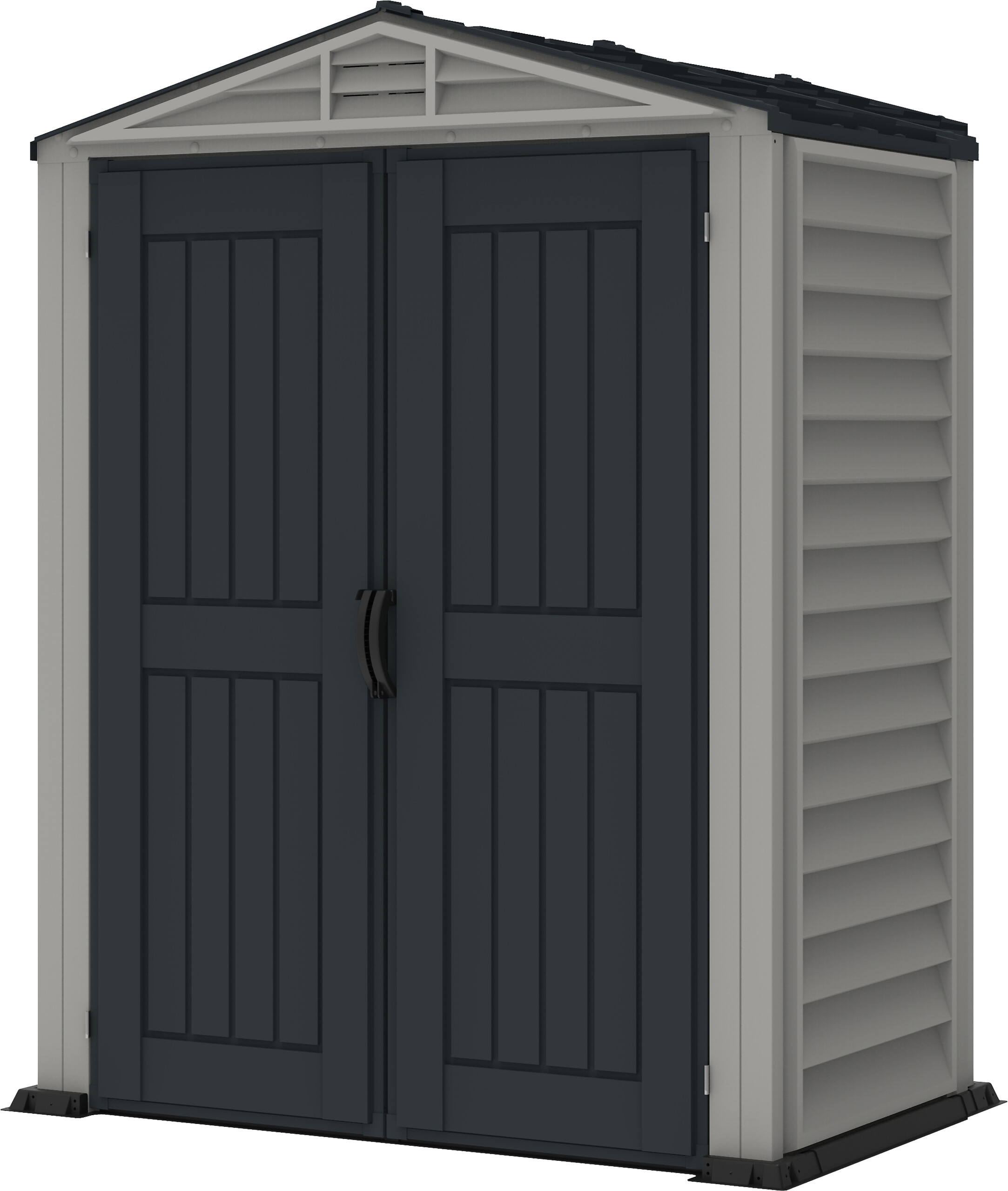 VCM Gerätehaus grau B/H/L: ca. 171x210x171 cm