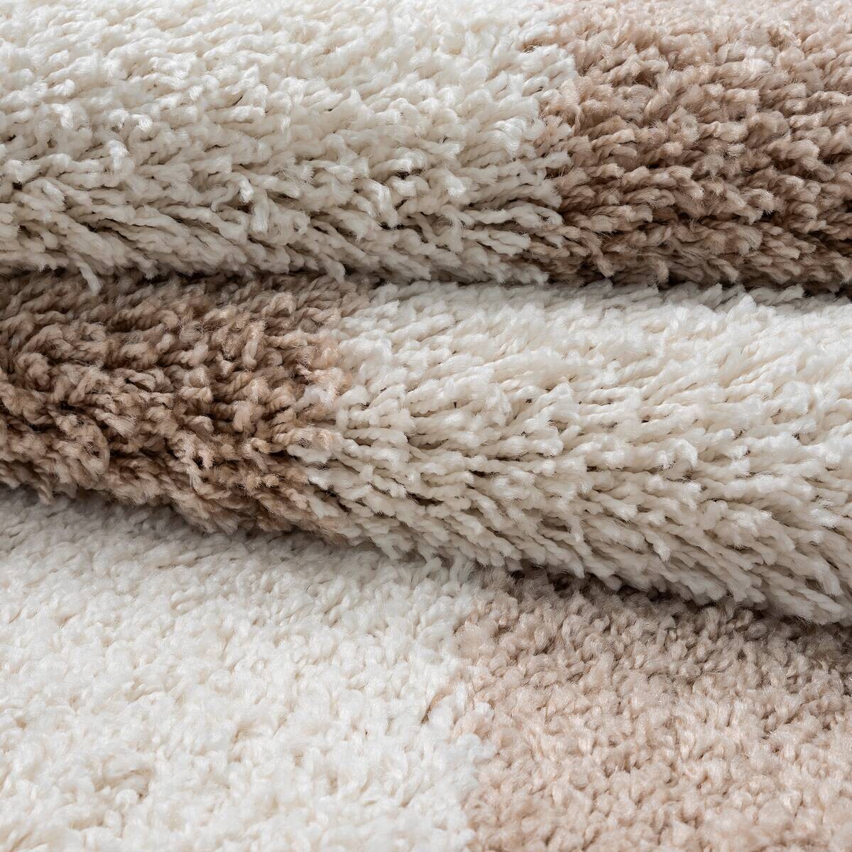 Sanat Hochflorteppich MILANO beige B/L: ca. 140x200 cm