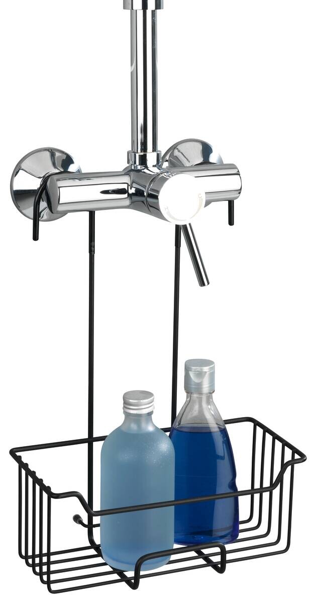 WENKO Dusch-Caddy Milo mattschwarz Edelstahl