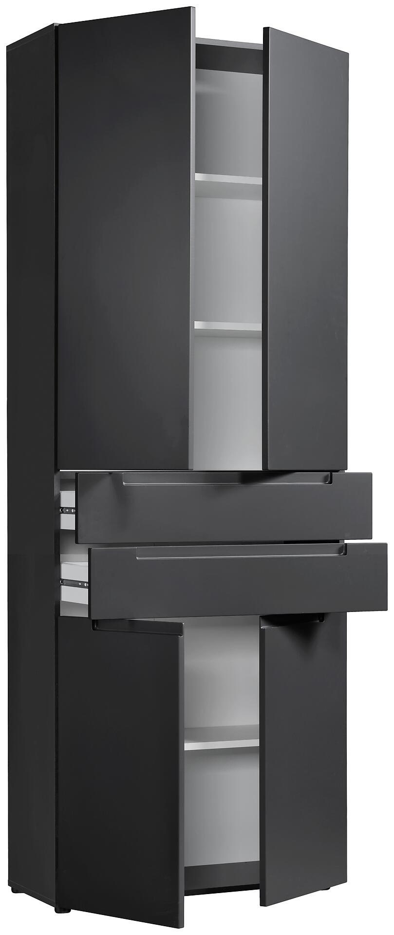 Mehrzweckschrank Mailand 63 anthrazit B/H/T: ca. 80x218x35 cm