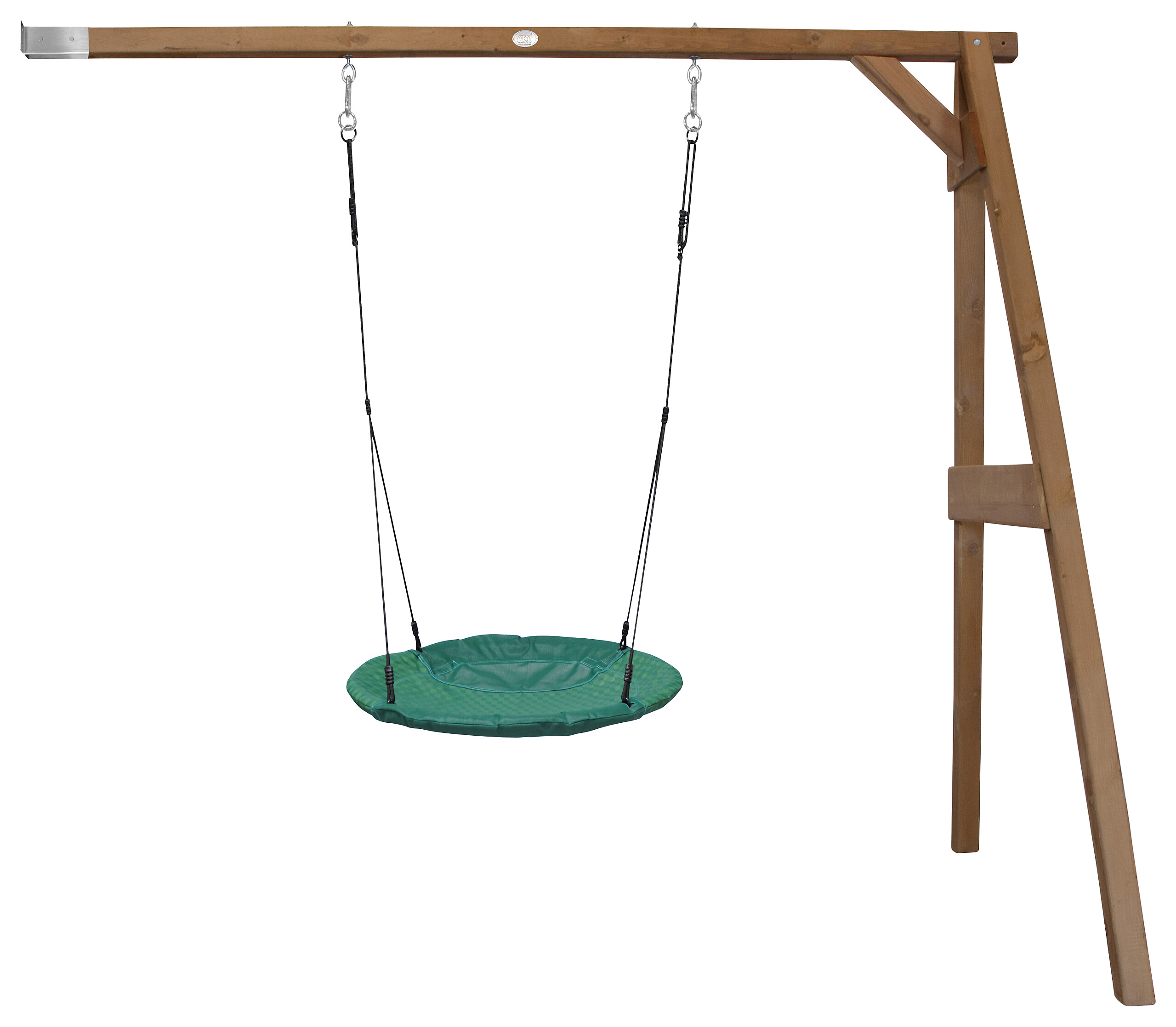 AXI Nest-Anbauschaukel Summer braun B/H/L/D: ca. 244x207x160x100 cm