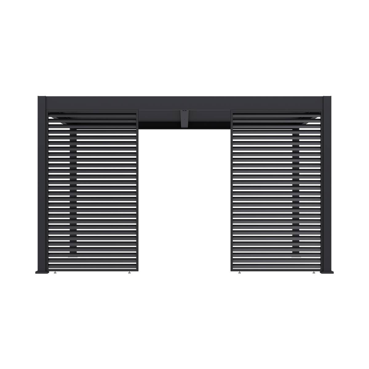 Paragon Outdoor Lamellen-Sichtschutz Grand Tuscan grau Aluminium B/H: ca. 135x234 cm