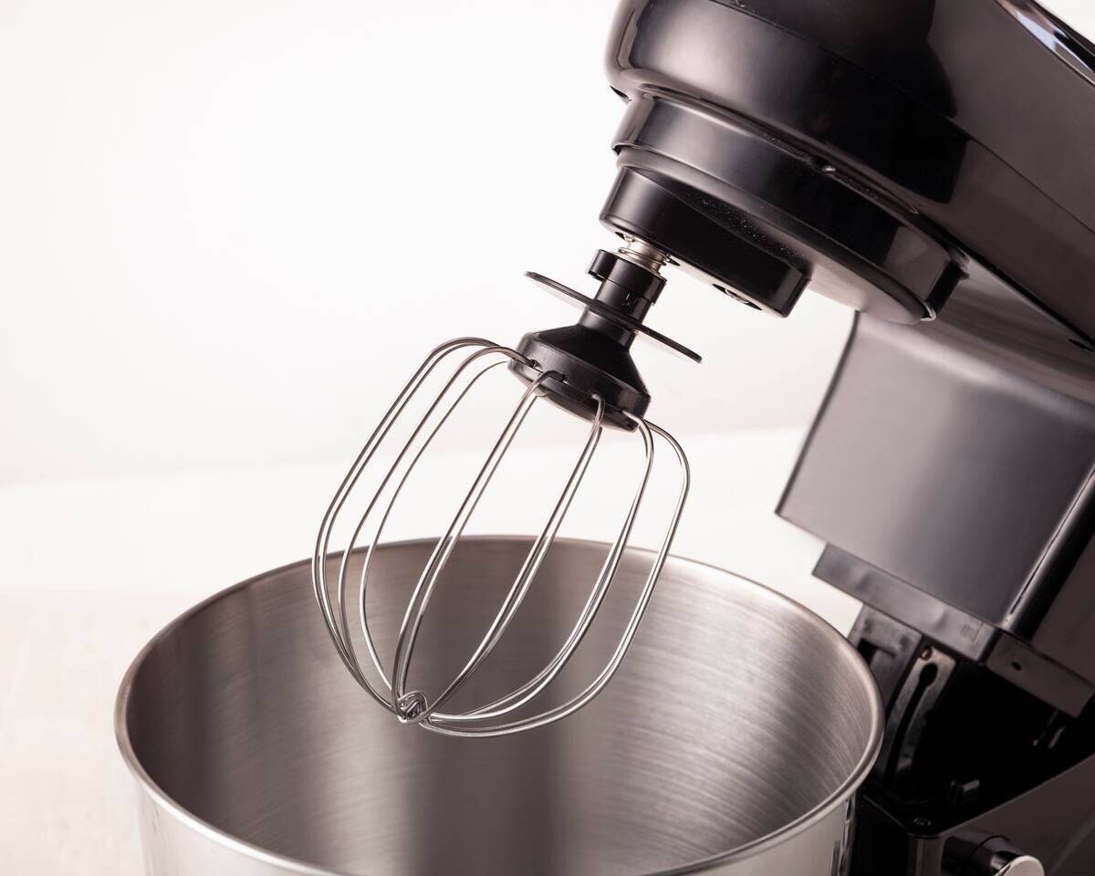 BERGNER Küchenmaschine BG-50043-BK schwarz Kunststoff Edelstahl B/H/L: ca. 23x32x39 cm ca. 5 l