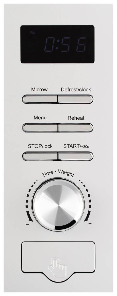 POCOline Mikrowelle silber Kunststoff D: ca. 26 cm ca. 20 l