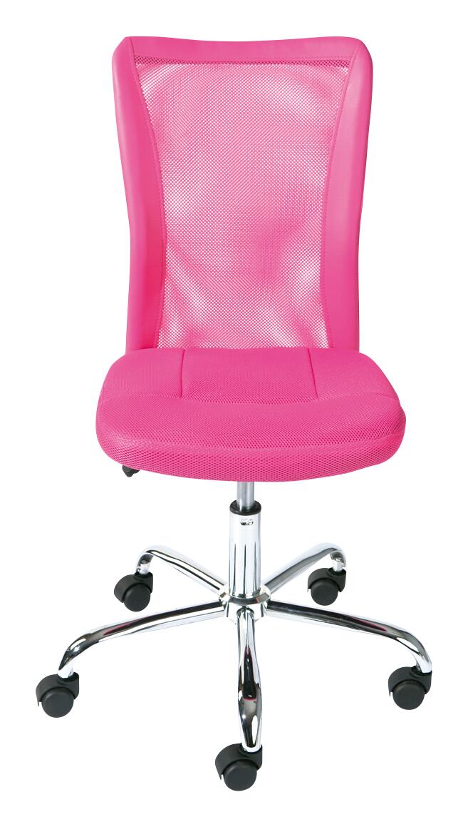 Drehstuhl Bonnie pink Kunststoff Metall