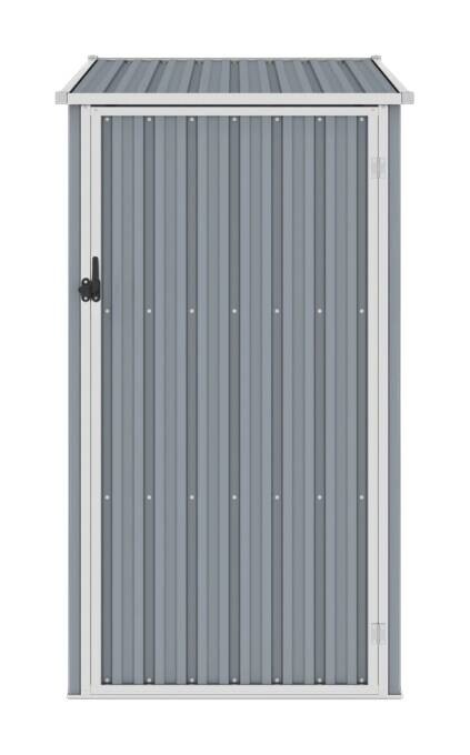 vidaXL Gerätehaus grau B/H: ca. 87x159 cm