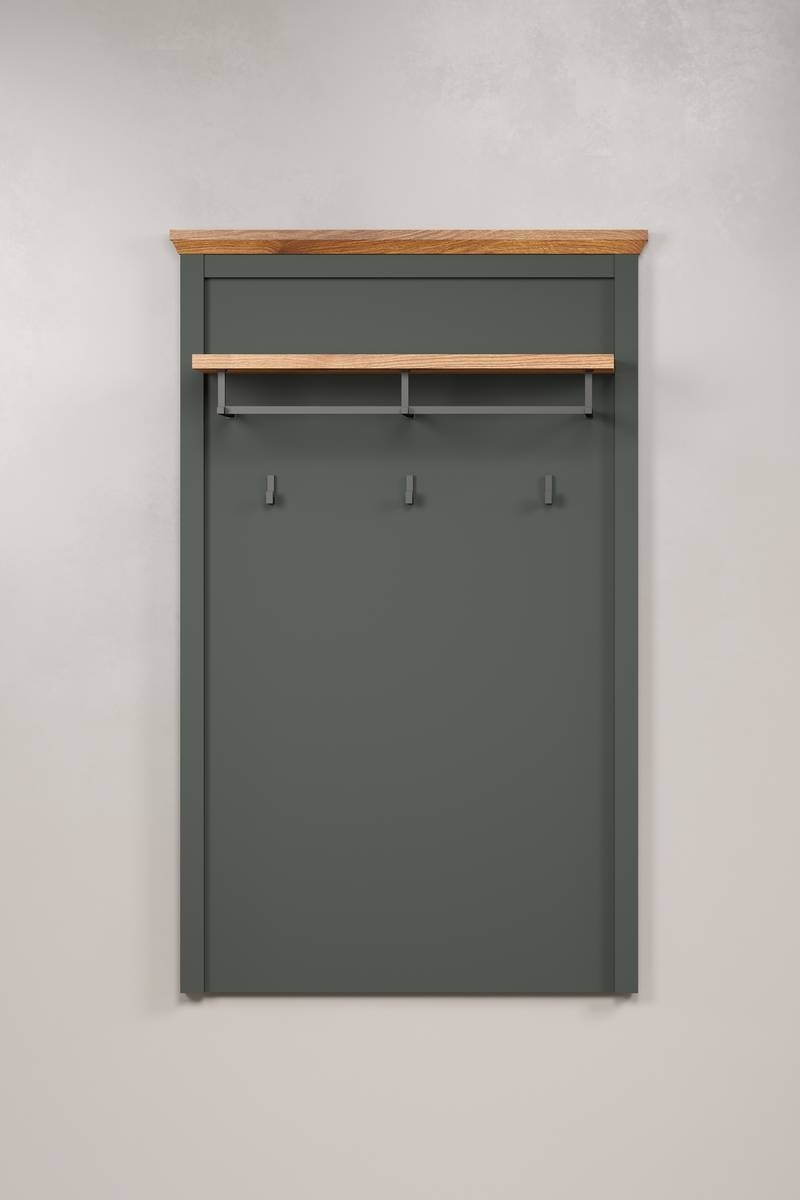 Garderobenpaneel Stanton tannengrün Eiche Evoke Coast Nachbildung B/H/T: ca. 77x123x28 cm