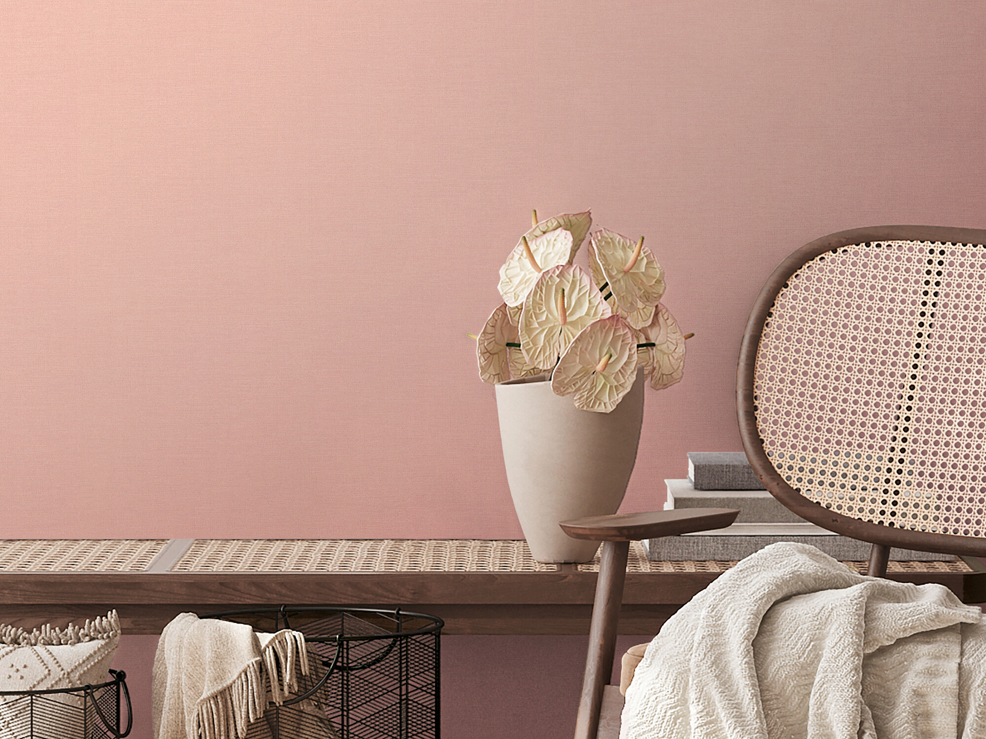 A.S.Creation Vliestapete rosa B/H/D: ca. 53x1005x8,5 cm