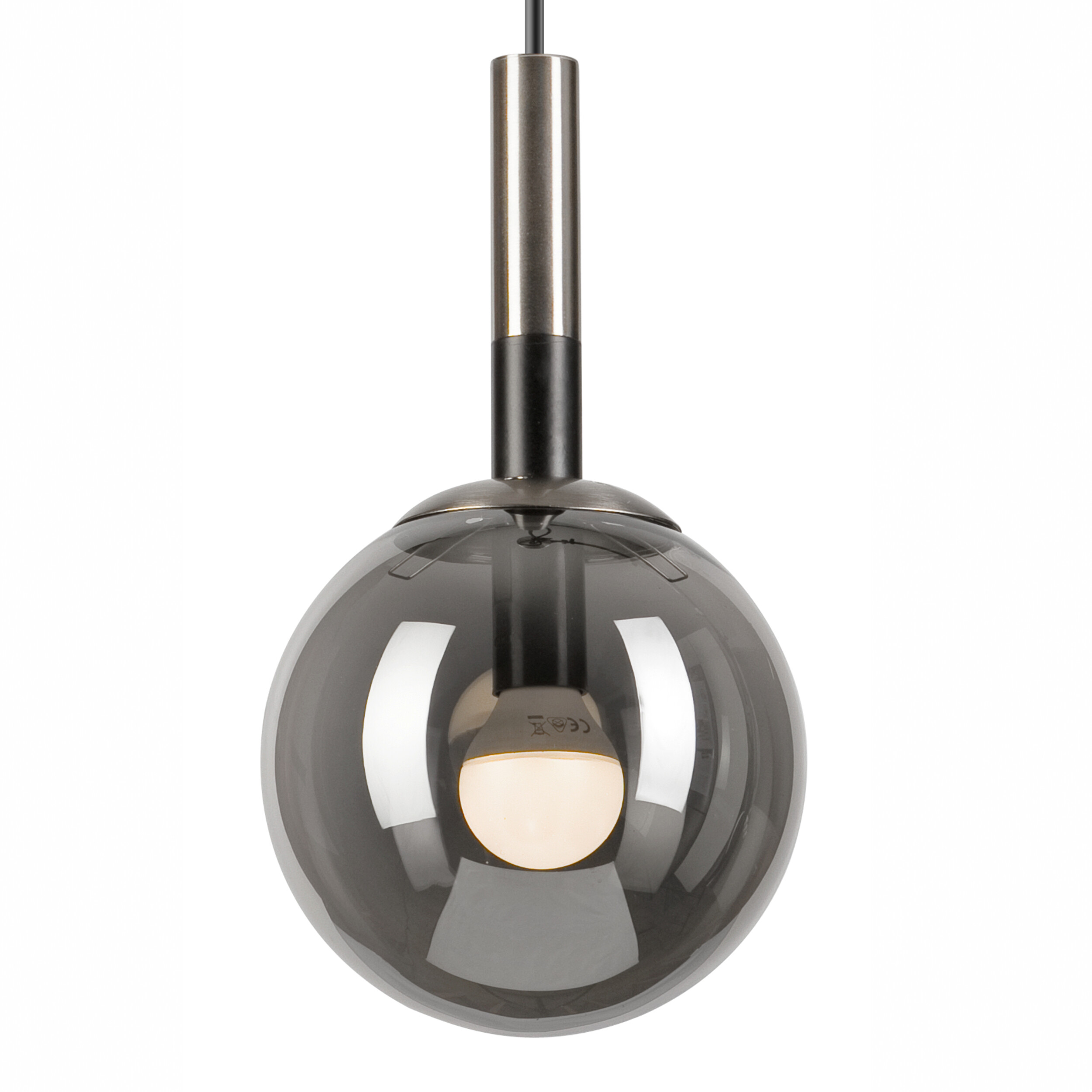 Lamkur Hängeleuchte Rollo Chrom Glas Stahl B/H/L: ca. 15x120x15 cm 1.0 Brennstellen Lamkur Hängeleuchte Rollo Chrom Glas Stahl B/H/L: ca. 15x120x15 cm 1.0 Brennstellen