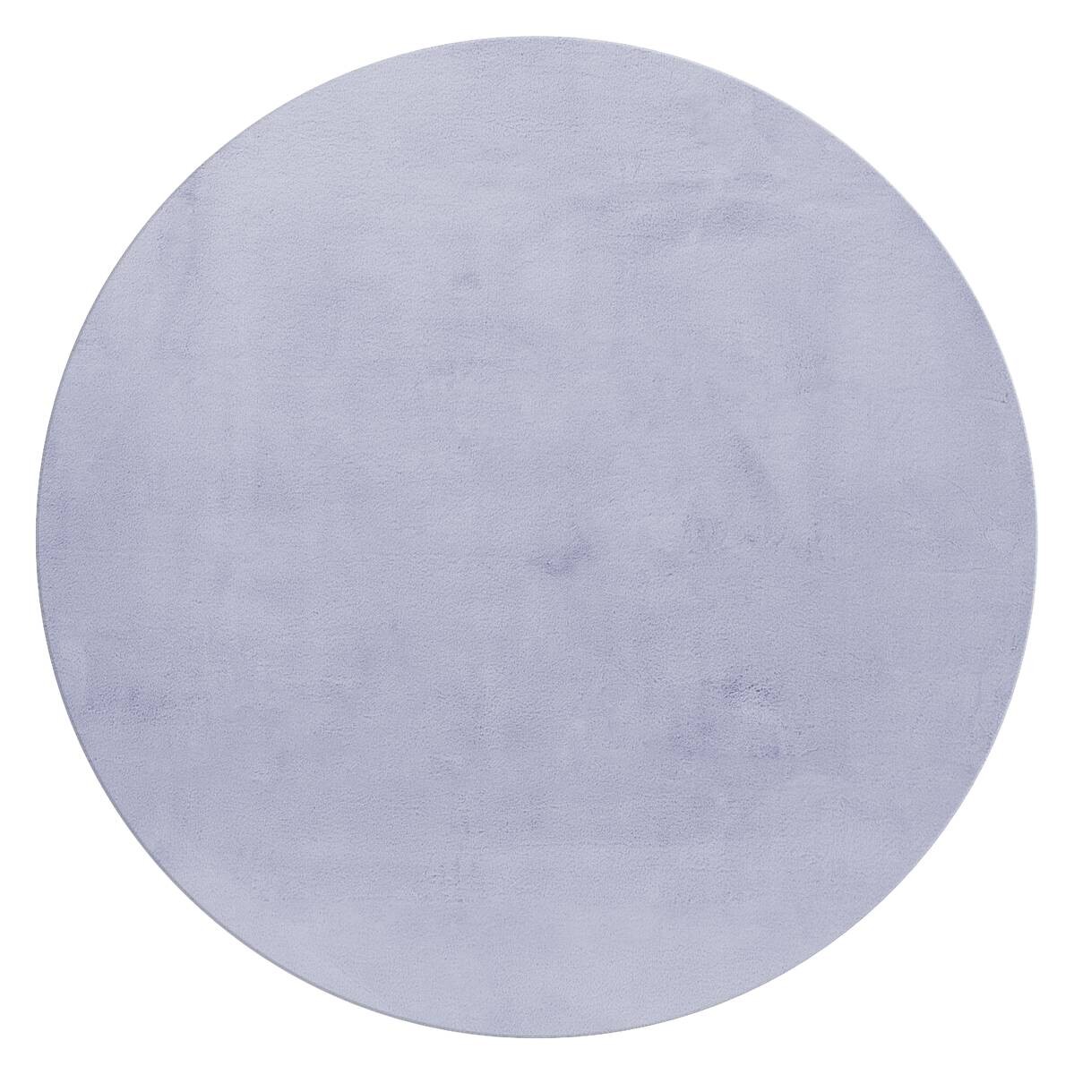 Ayyildiz Teppich POUFFY silber B/L: ca. 200x200 cm