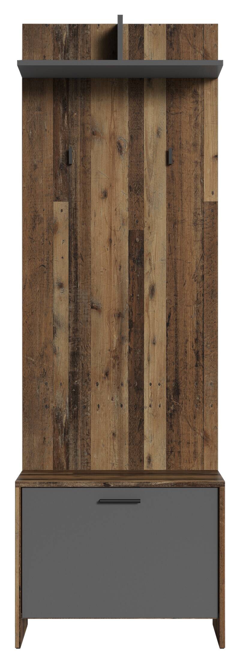 Garderobenset BEN Set 3-tlg. anthrazit