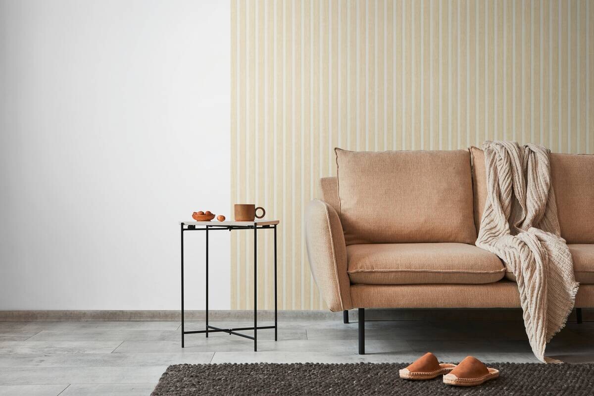 A.S.Creation Vliestapete beige weiß B/H/D: ca. 53x1005x8,5 cm