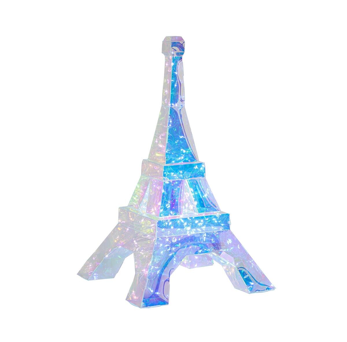 Nolo LED-Dekoleuchte Eiffelturm transparent