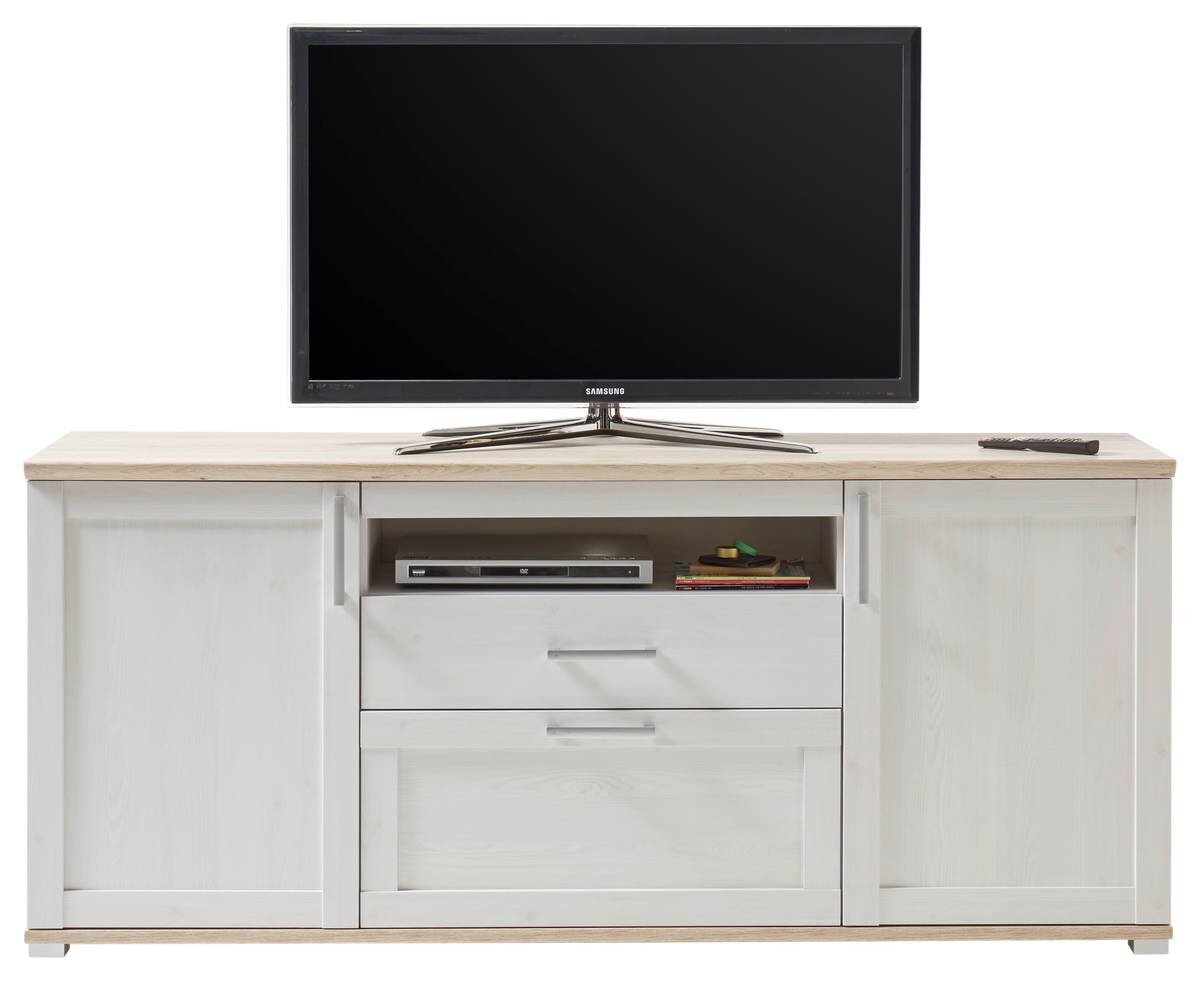 TV-Highboard Romance Sibiu Lärche Nachbildung San-Remo Nachbildung B/H/T: ca. 190x82x44 cm