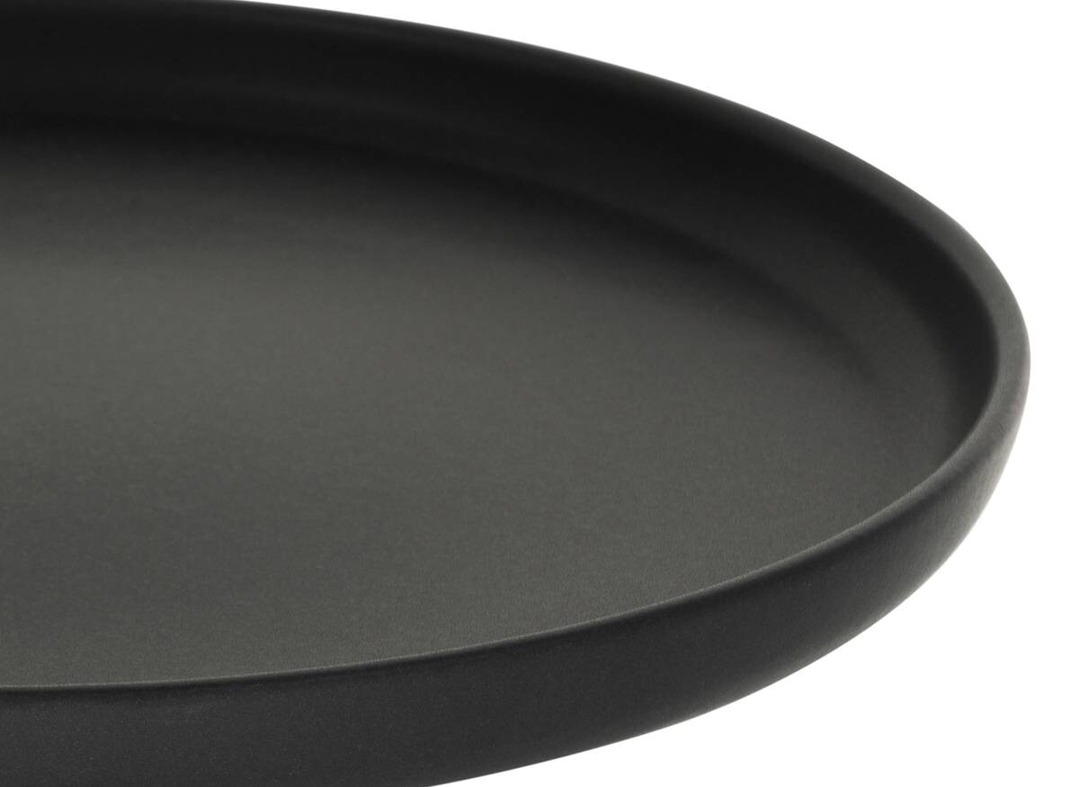 CreaTable Tafelservice Uno schwarz Steinzeug 12 tlg.