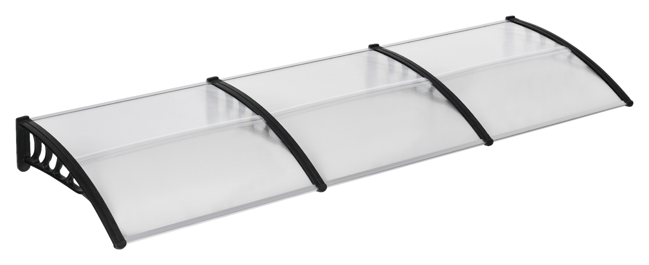 Outsunny Pultvordach transparent B/H/L: ca. 96x27x303 cm