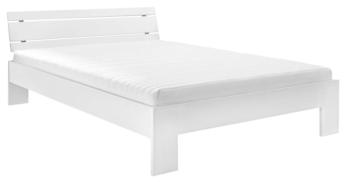 Futonbett Brest weiß Liegefläche B/L: ca. 140x200 cm