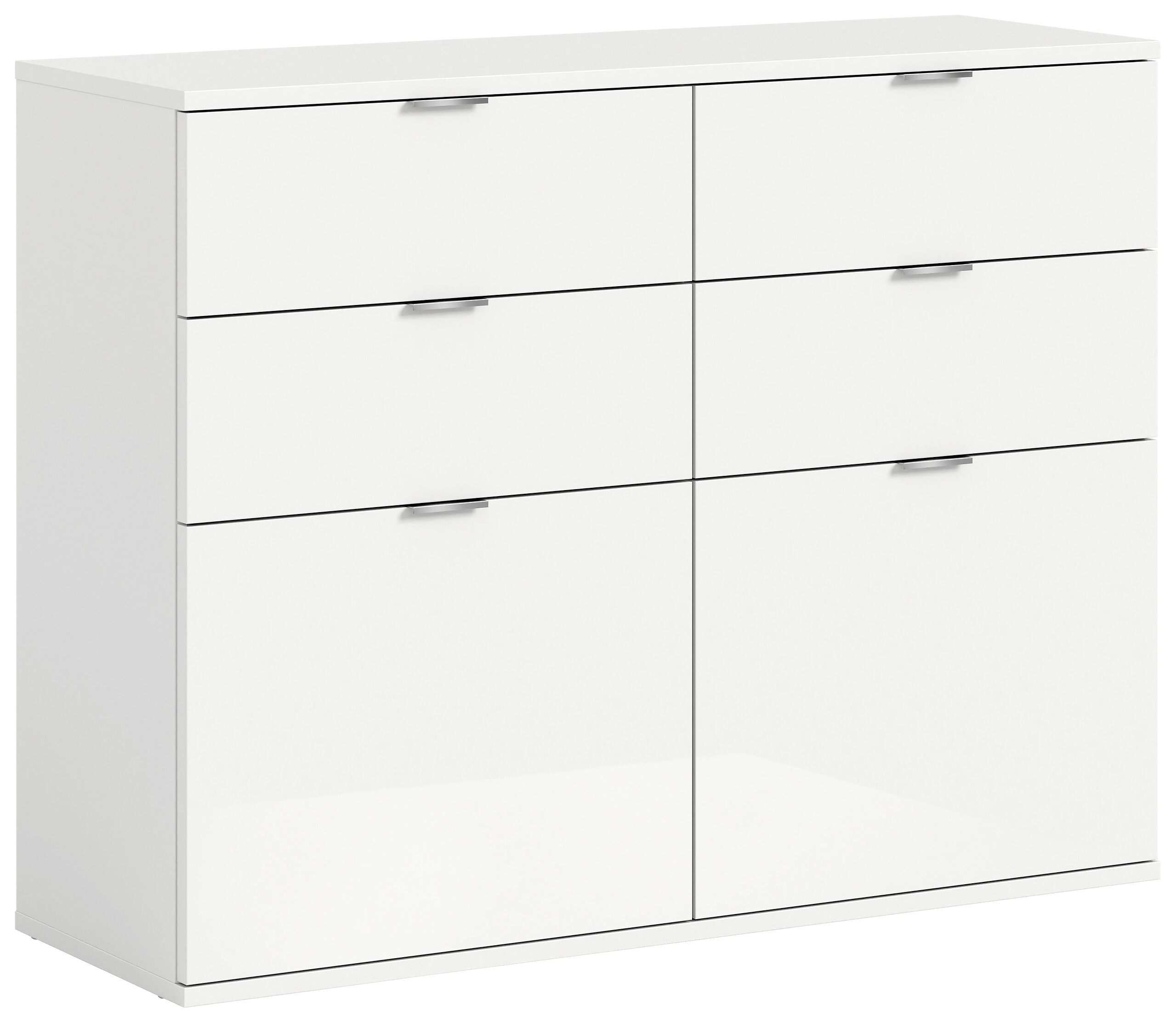 Kommode Projekt X weiß weiß Hochglanz B/H/T: ca. 120x85x34 cm Kommode Projekt X weiß weiß Hochglanz B/H/T: ca. 120x85x34 cm