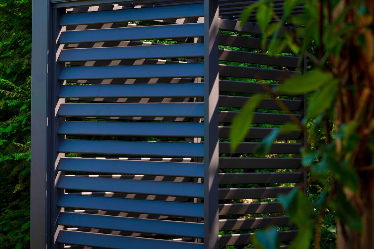 Mirador Seitenteil für Pergola anthrazit Aluminium B/H: ca. 93x240 cm