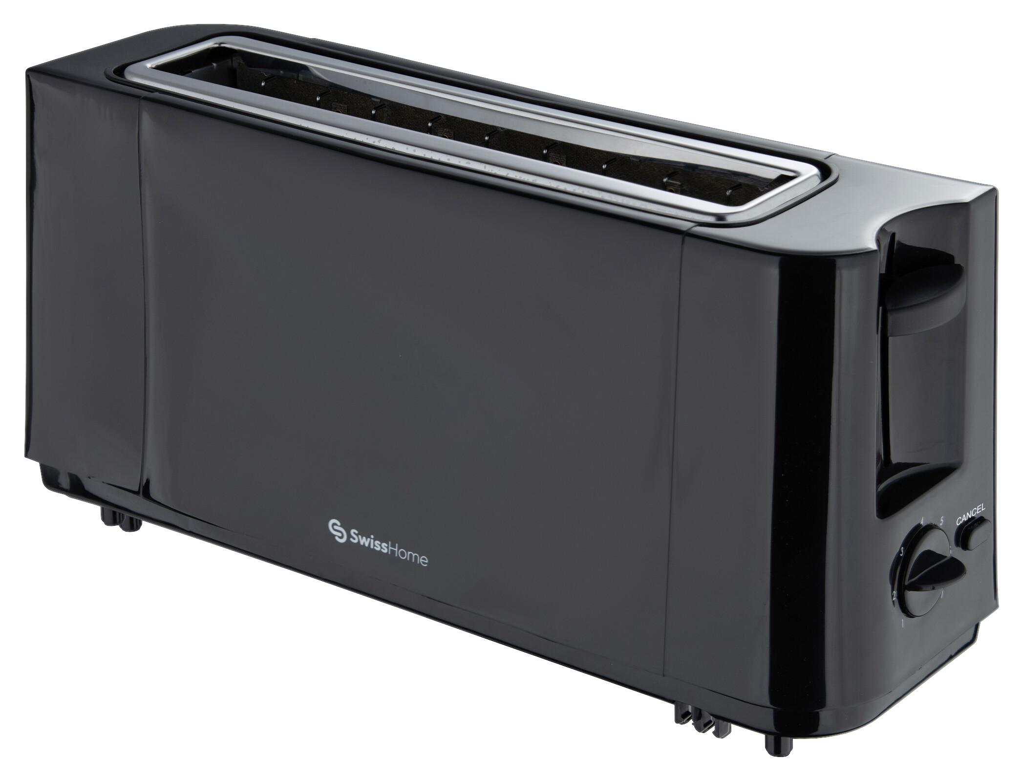 SWISS HOME Toaster schwarz B/H/L: ca. 27x24x8 cm