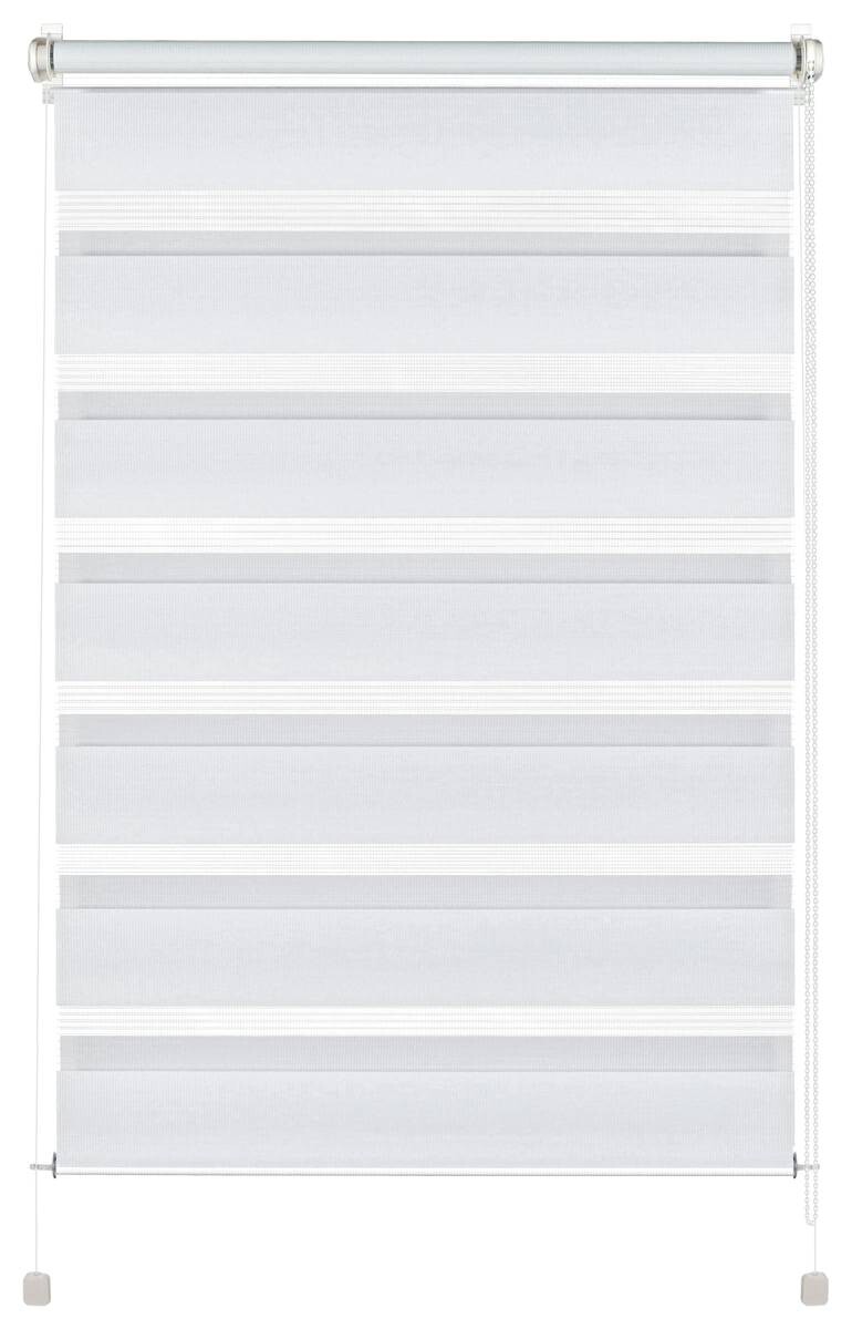 Boviva Doppelrollo weiß B/L: ca. 40x150 cm