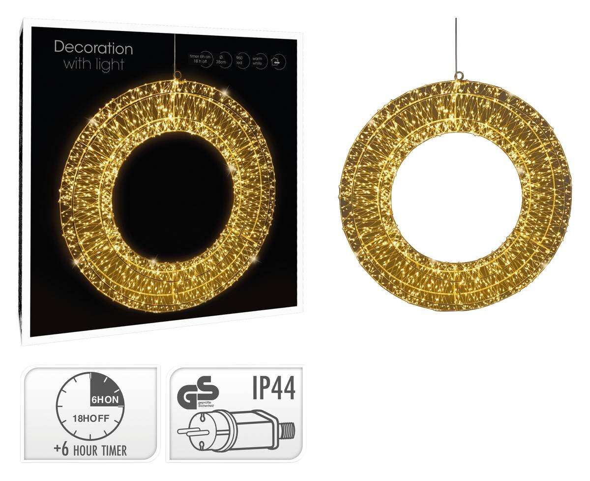 Solarleuchte D: ca. 38 cm