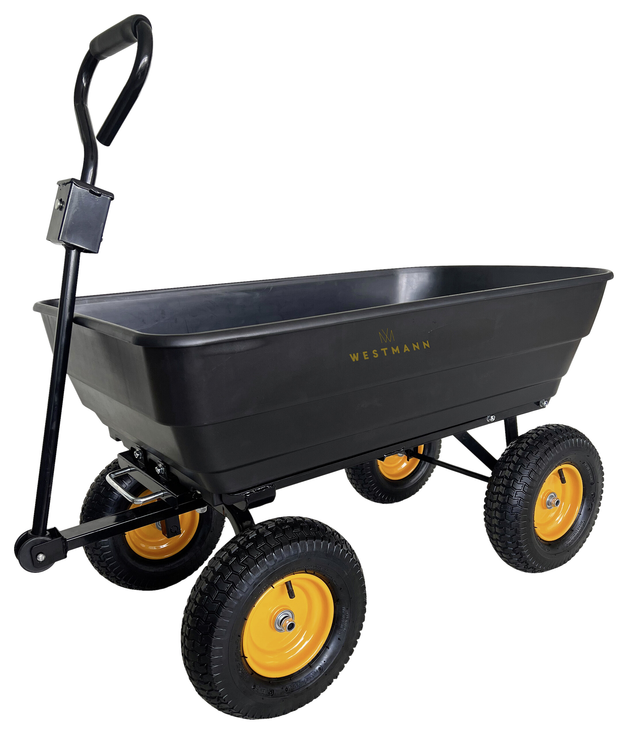 Westmann Schubkarre Prakta schwarz B/H/L: ca. 59,5x105x119 cm