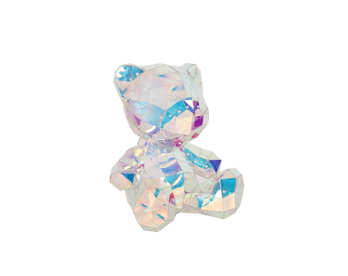 Nolo LED-Dekoleuchte Bear transparent Kunststoff B/H/L: ca. 32x40x29 cm