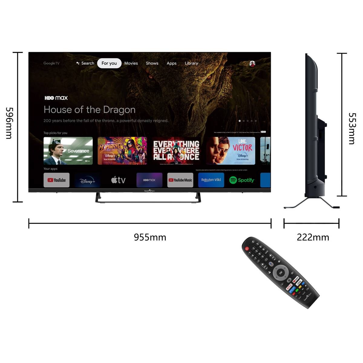 Smart-Tech LED-TV 43UG10V3