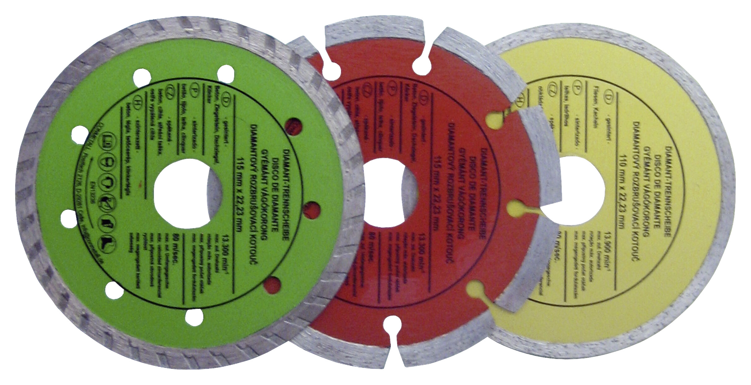 CON:P Trennscheibenset_Diamant 3 tlg.