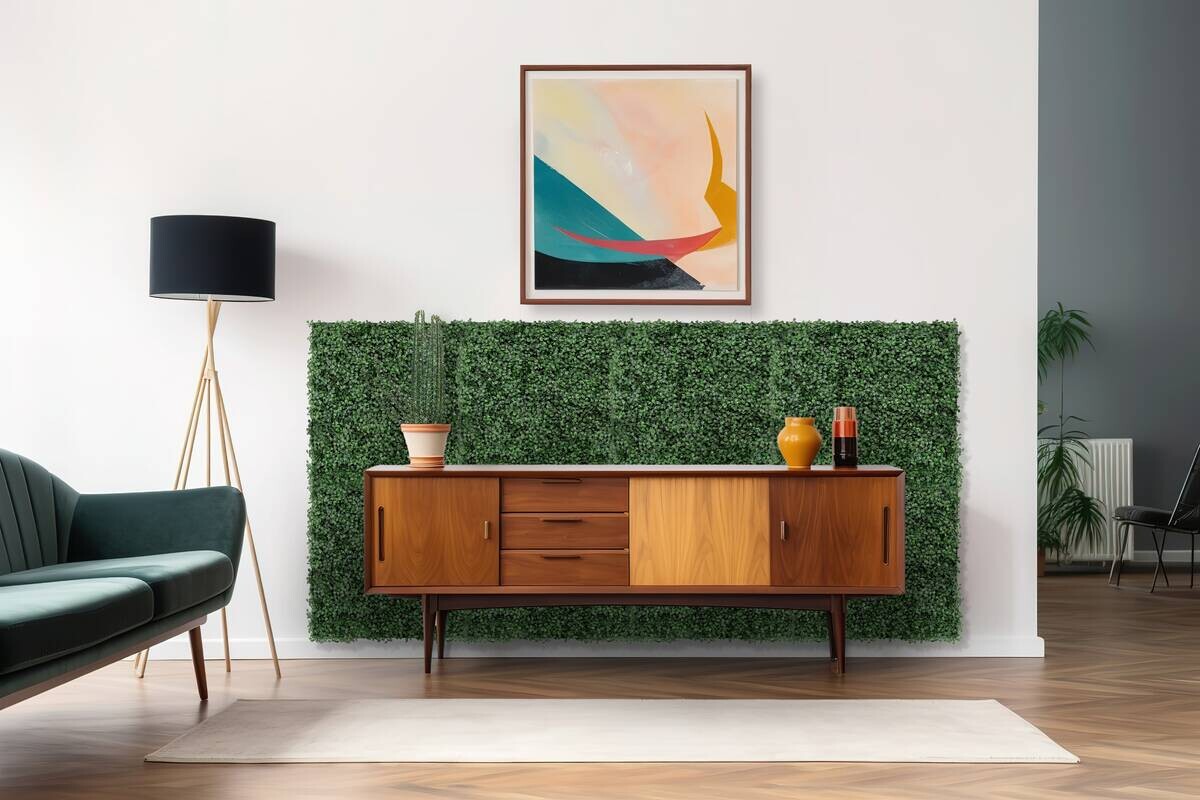 Wand- und Akustikpaneel dunkelgrün L/B/H: ca. 52x52x0,22 cm pro Stück