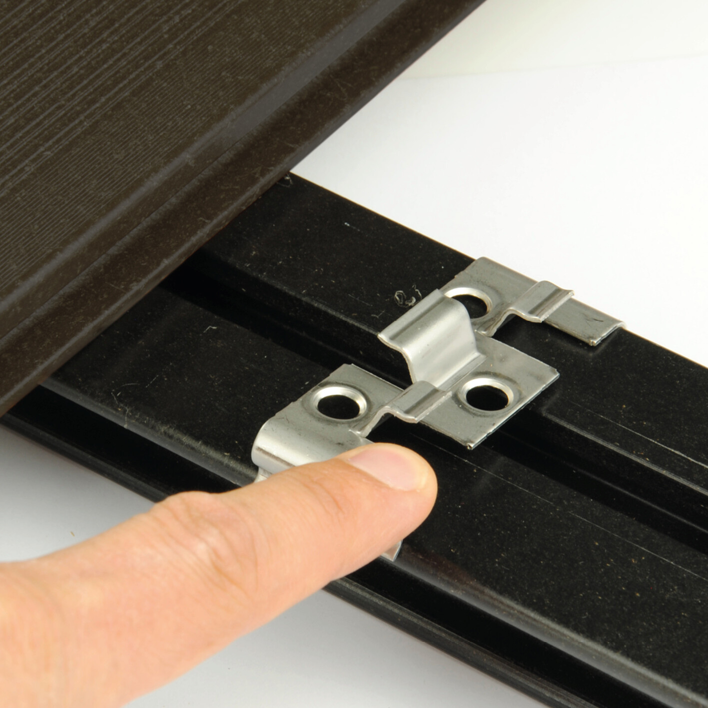 Kovalex WPC-Terrassendielen Komplettset grau B/L: ca. 390x400 cm