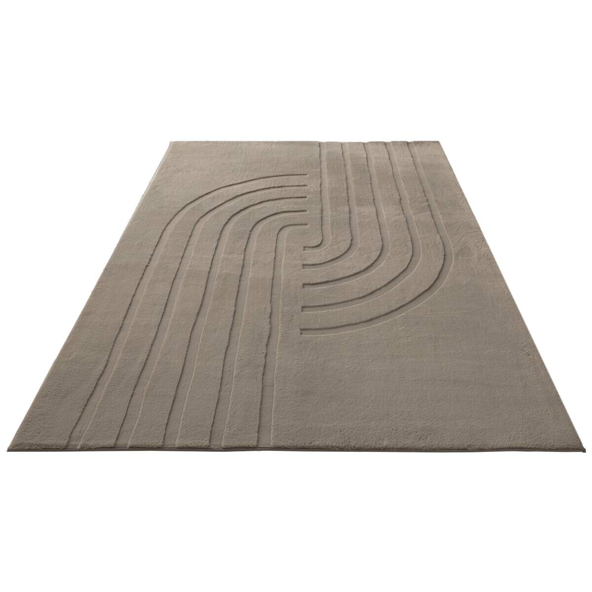 Obsession Teppich Zen Deluxe taupe B/H/L: ca. 120x12x170 cm
