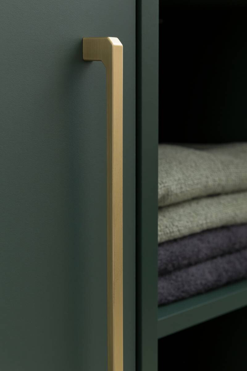 Waschbeckenunterschrank Kent waldgrün B/H/T: ca. 65,3x63,3x33,1 cm